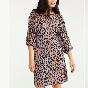 Ann Taylor animal print petite dress
